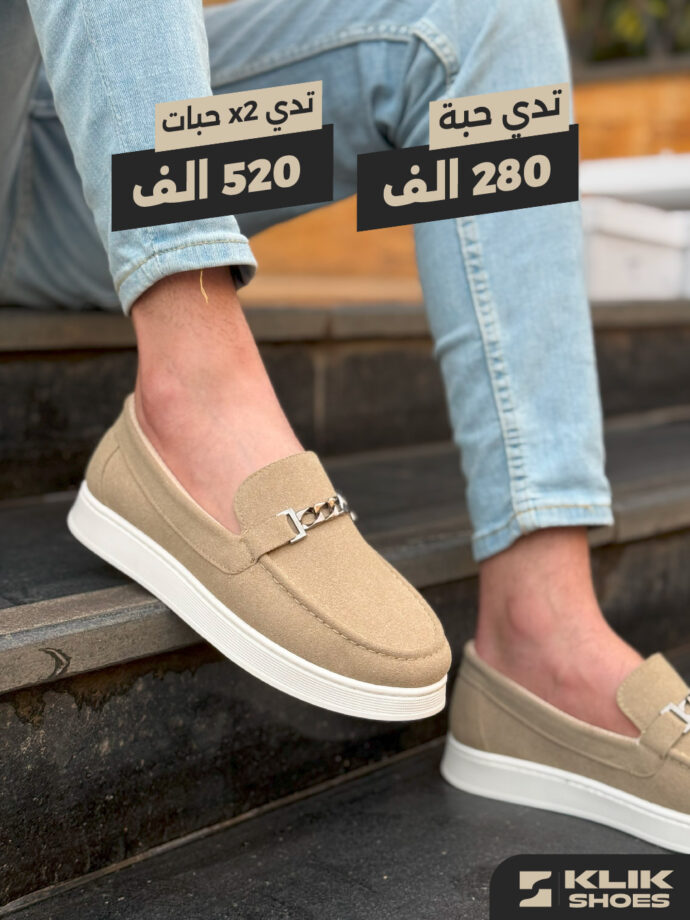 ⁦Klik Mocassin Metal - حذاء أنيق وراقي⁩ - الصورة ⁦2⁩