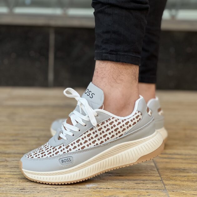 BOSS حذاء رياضي للرجال – ستيل خرافي