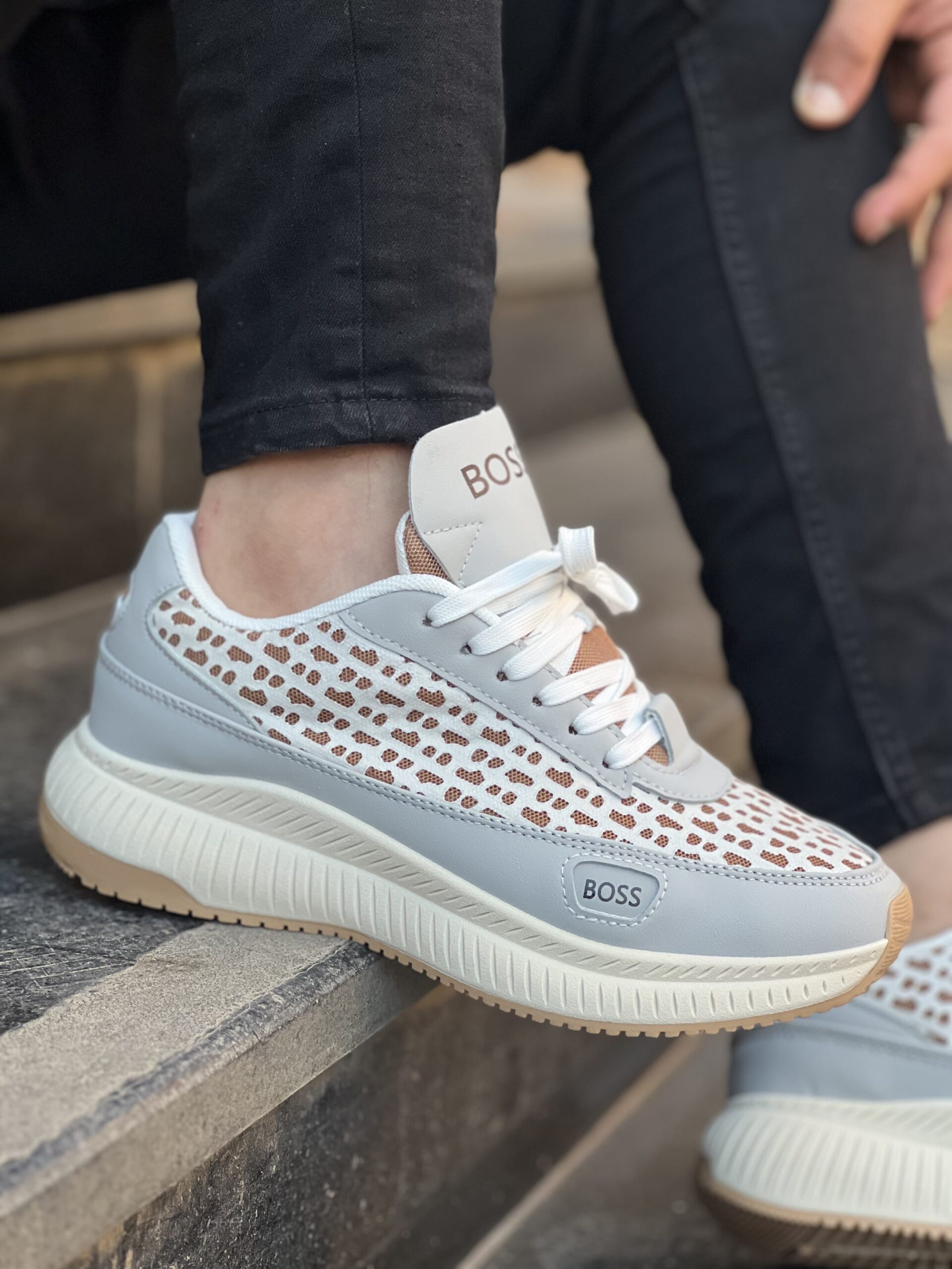 BOSS حذاء رياضي للرجال – ستيل خرافي - الصورة 2