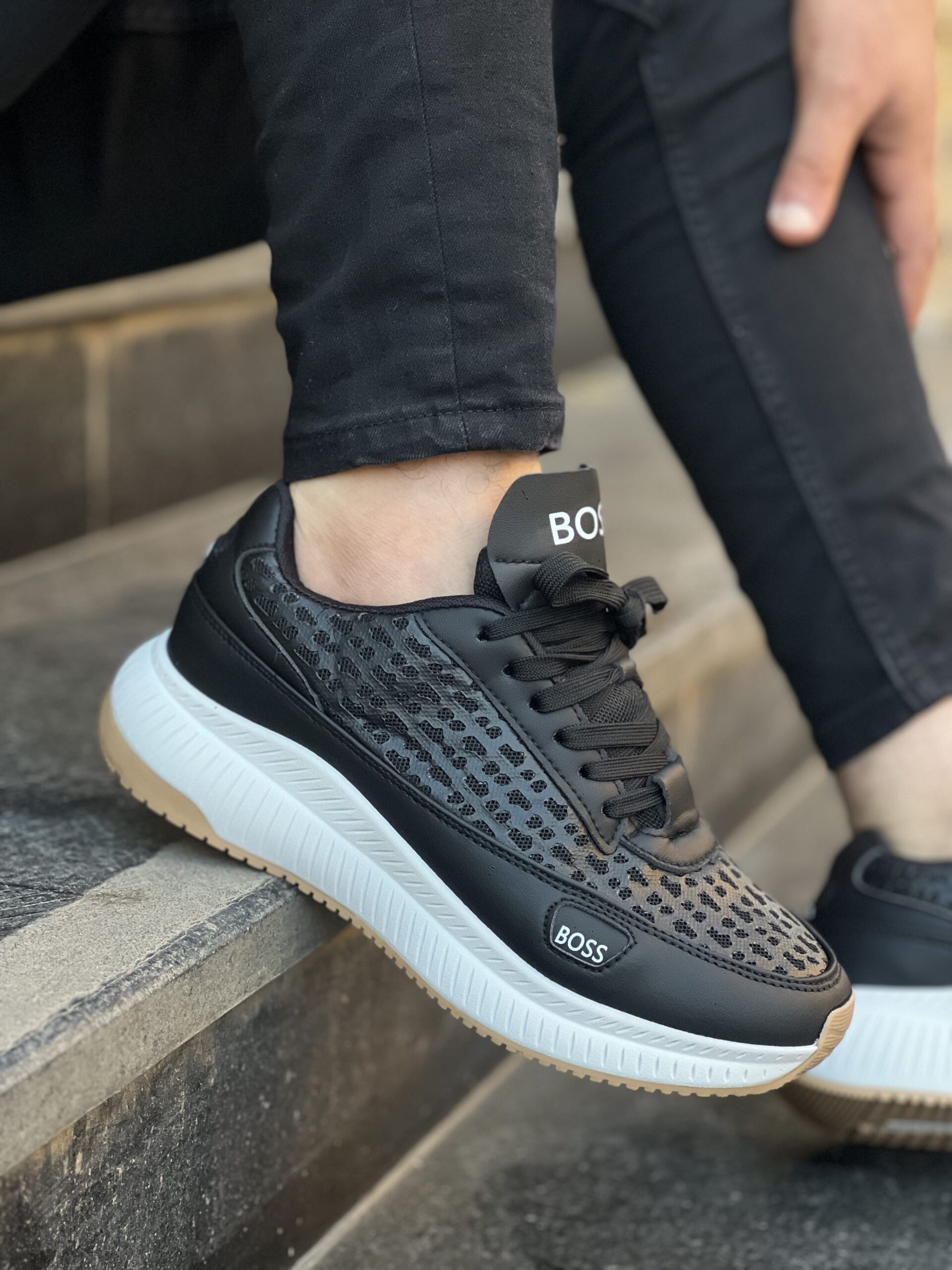 BOSS حذاء رياضي للرجال – ستيل خرافي - الصورة 4